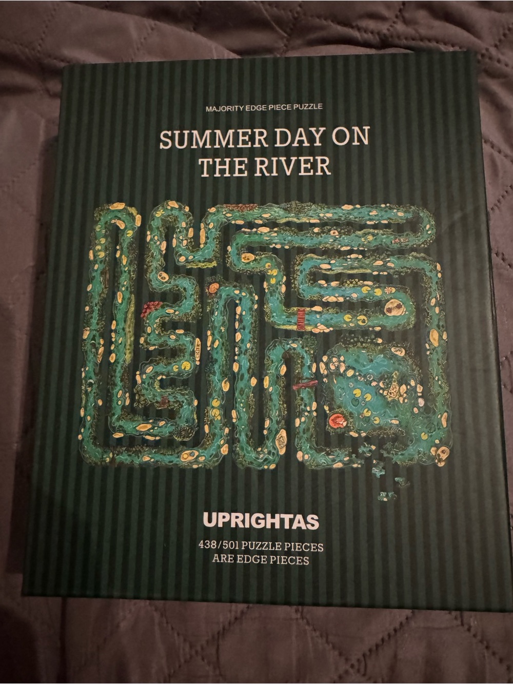 Summer Day on the River 501 edge pieces puzzle